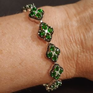 Rarities w/Carol Brodie multi gemstone SS bracelet